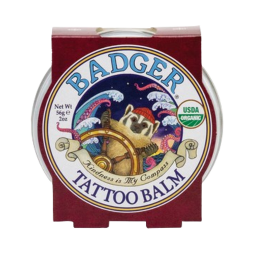 Badger Balms Tattoo Balm, 56g/1.98 oz Badger Balms Tattoo Balm on white background