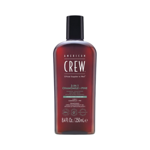 American Crew 3-in-1 Chamomile + Pine, 250ml/8.45 fl oz American Crew 3-in-1 Chamomile + Pine on white background