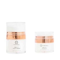 ABO Collection Oxygenating Eye and Face Serum on white background