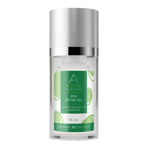 Rhonda Allison Acne Remedies BHA Refine Gel on white background