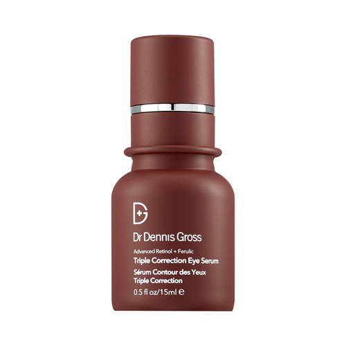 Dr Dennis Gross Advanced Retinol + Ferulic Triple Correction Eye Serum on white background