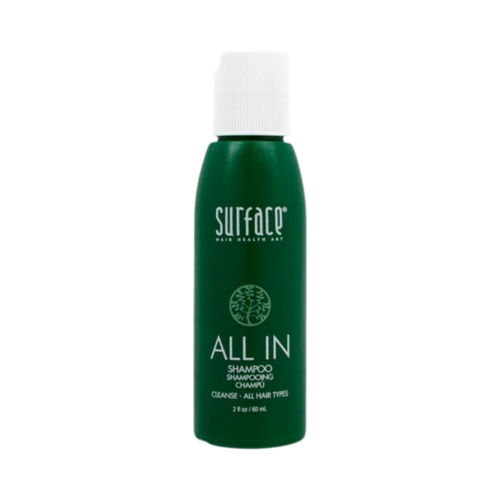 Surface All In Shampoo on white background