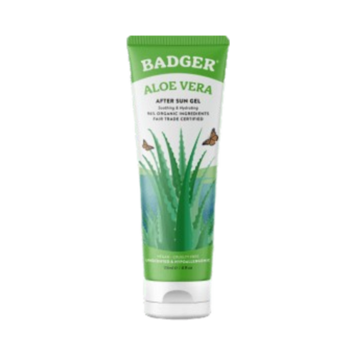 Badger Balms Aloe Vera Gel on white background