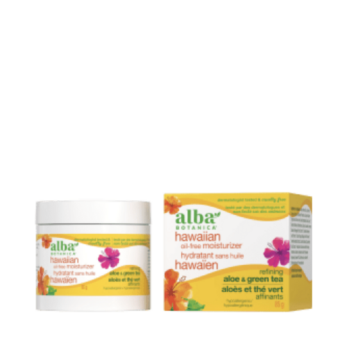 Alba Botanica Aloe and Green Tea Moisturizer, 85g/3 oz Alba Botanica Aloe and Green Tea Moisturizer on white background