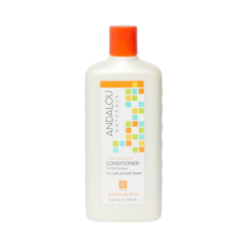 Andalou Naturals Argan Oil Conditioner with Shea on white background