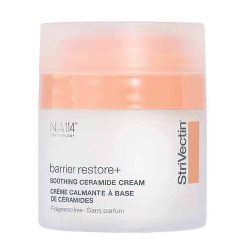 Strivectin Barrier Restore+ Soothing Ceramide Cream on white background