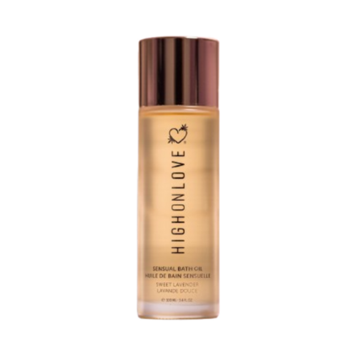 High on Love Bath Oil - Sweet Lavender on white background