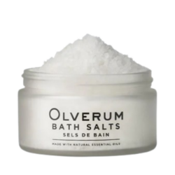 Bath Salts on white background