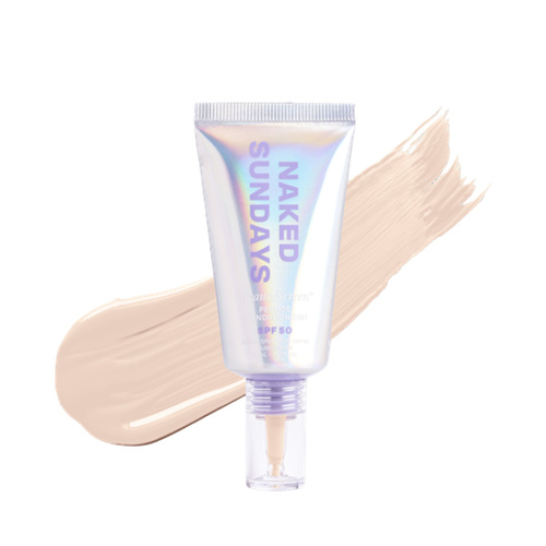 Naked Sundays BeautyScreen SPF50 Peptide Foundation Tint - 1.5 Fair Cool on white background