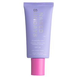 Beauty Barrier Mineral Perfecting Priming Lotion SPF50 on white background