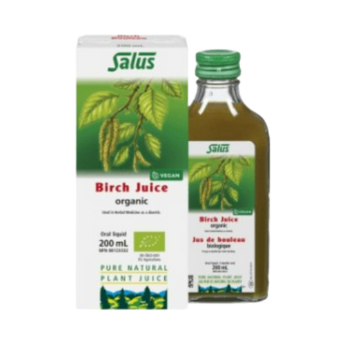 Salus Birch Juice on white background