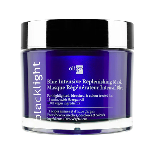 Oligo Professionel Blue Intensive Repleneshing Masks on white background