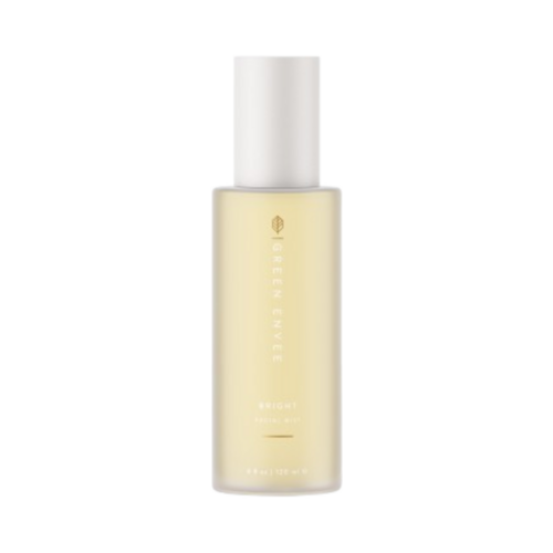 Green Envee Bright Facial Mist on white background