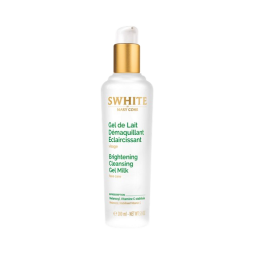Mary Cohr Brightening Cleansing Gel Milk, 200ml/6.7 fl oz Mary Cohr Brightening Cleansing Gel Milk on white background