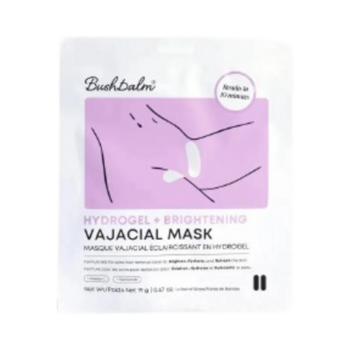 Bushbalm Brightening Hydrogel Vajacial Mask (Side Strips) on white background