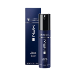 Men Calming Hydro Gel on white background