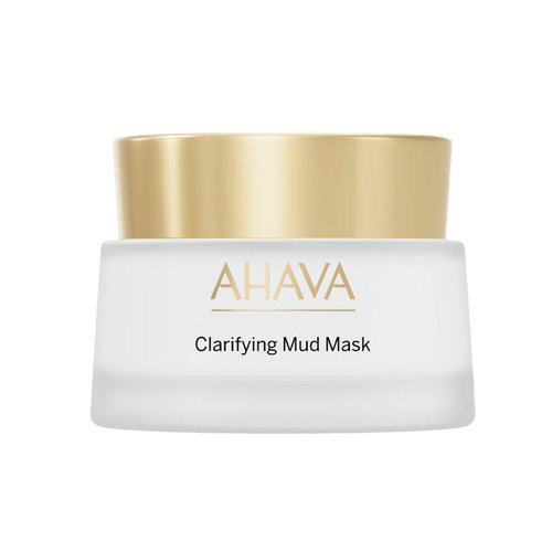 Ahava Clarifying Mud Mask on white background
