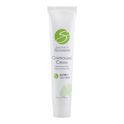 Controlling Cream on white background
