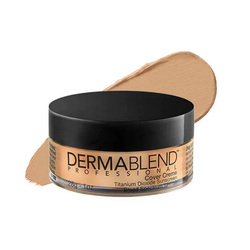 Cover Creme Full Coverage Cream Foundation - 30W Yellow Beige on white background