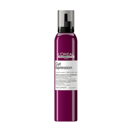 Loreal Professional Paris Curl Expression 10-in-1 Cream Mousse on white background