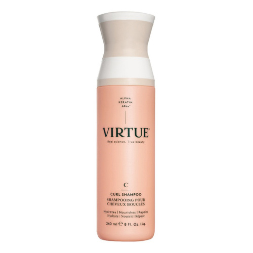 Virtue Curl Shampoo, 240ml/8 fl oz Virtue Curl Shampoo on white background