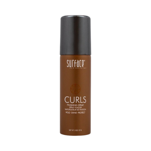 Surface Curls Finishing Spray on white background