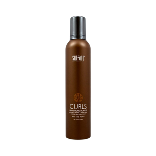 Surface Curls Firm Styling Mousse on white background