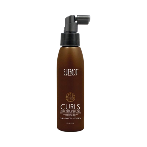 Surface Curls Frizz Free Spray Gel on white background