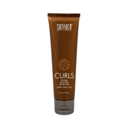 Curls Oil Gel on white background