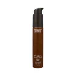 Curls Serum on white background