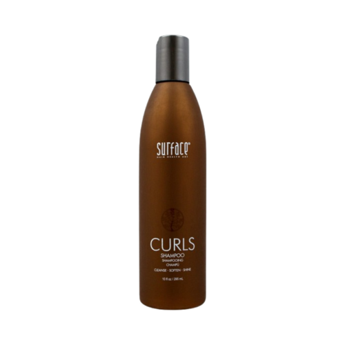 Surface Curls Shampoo on white background