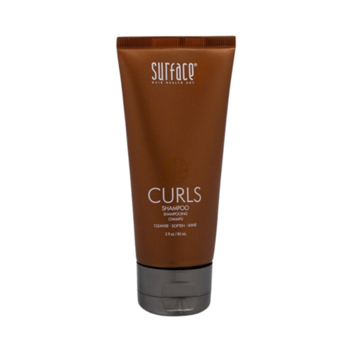 Surface Curls Shampoo on white background