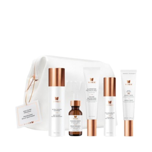 VivierSkin Daily Glow Program, 1 set VivierSkin Daily Glow Program on white background
