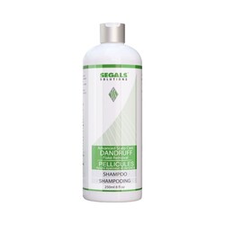 Dandruff Shampoo on white background