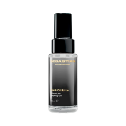 Dark Oil Smooth and Shine Oil Lite on white background