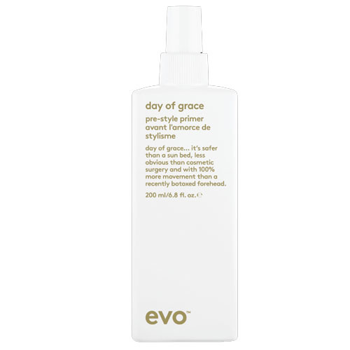 Evo Day of Grace Pre-style Primer, 200ml/6.8 fl oz Evo Day of Grace Pre-style Primer on white background