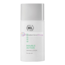 Double Action Drying Lotion on white background