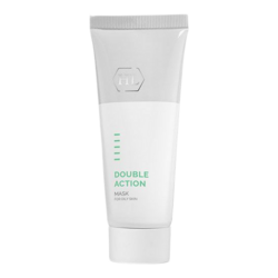 Double Action Mask on white background