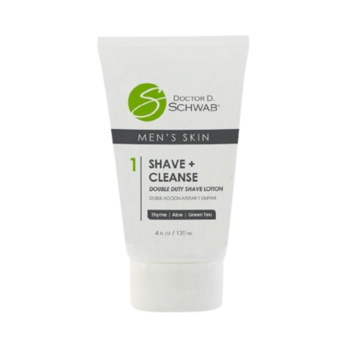 Doctor D Schwab Double Duty Shave Lotion on white background