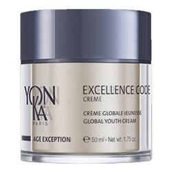 Excellence Code Creme on white background