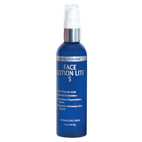 GlyDerm Face Lotion Lite 5 on white background