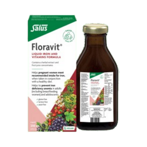 Salus Floravit on white background