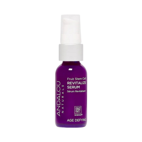 Andalou Naturals Fruit Stem Cell Revitalize Serum on white background