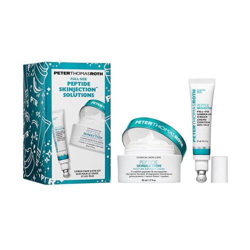 Peter Thomas Roth Full-Size Peptide Skinjection Solutions Face and Eye Kit Duo, 1 set Peter Thomas Roth Full-Size Peptide Skinjection Solutions Face and Eye Kit Duo on white background