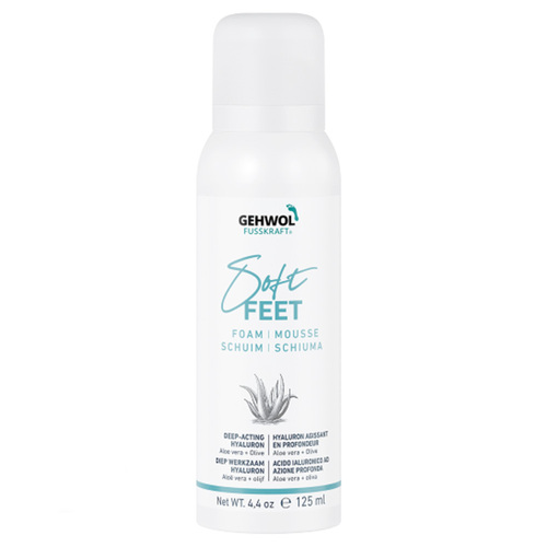 Gehwol Fusskraft Soft Feet Foam on white background