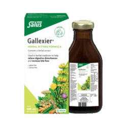 Gallexier on white background