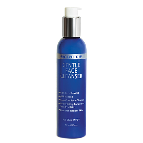 GlyDerm Gentle Cleanser on white background