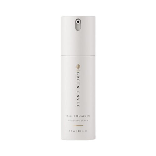 Green Envee H.A. Collagen Boosting Serum on white background