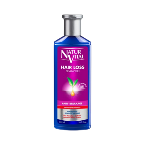 Natur Vital Hair Loss Anti-Breakage Shampoo on white background