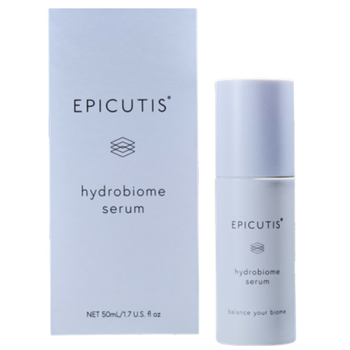 Epicutis Hydrobiome Serum on white background